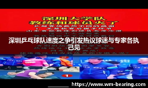 深圳乒乓球队速度之争引发热议球迷与专家各执己见