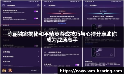 陈丽独家揭秘和平精英游戏技巧与心得分享助你成为战场高手